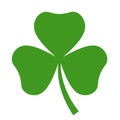 Clover green leaf vector icon