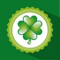 Clover leaf design Royalty Free Stock Photo