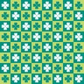 Clover leaf seamless pattern for st Patric day background