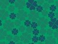 Clover leaves seamless pattern. St. Patrick`s Day, Irish holiday. Background for greeting card, wrapping paper, promotional Royalty Free Stock Photo