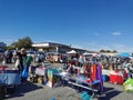 The cloverdale Flea Market in Surrey Canada Royalty Free Stock Photo