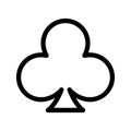 Clovers Icon Vector Symbol Design Illustration