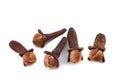 Cloves group isolated Royalty Free Stock Photo