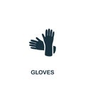 Cloves icon. Monochrome simple icon for templates, web design and infographics