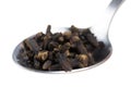 Cloves on a spoon