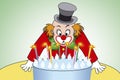 Clown birthday party Royalty Free Stock Photo
