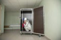 Clown in the box Royalty Free Stock Photo