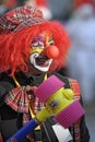 Clown at carnival parade