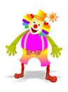 Clown cartoon Royalty Free Stock Photo