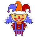 clown chibi mascot circus Royalty Free Stock Photo