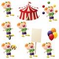 Clown Collection Royalty Free Stock Photo