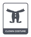 clown costume icon in trendy design style. clown costume icon isolated on white background. clown costume vector icon simple and Royalty Free Stock Photo