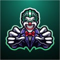 Clown esport logo design