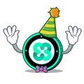 Clown Ethos coin mascot cartoon