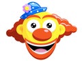 Clown Face Royalty Free Stock Photo