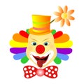 Clown face Royalty Free Stock Photo