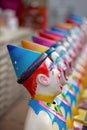 Clown Figurines On Sideshow Alley At A Country Show