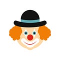 Clown flat icon
