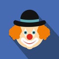 Clown flat icon