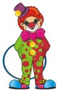 Clown with hoop