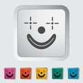 Clown icon Royalty Free Stock Photo