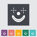 Clown icon Royalty Free Stock Photo