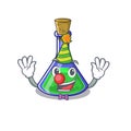 Clown magic potion on the cartoon table Royalty Free Stock Photo