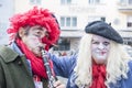 Clown Musicians carnival Zurich