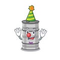 Clown oil drum in the cartoon shape
