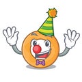 Clown onion ring mascot cartoon