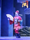 Clown playing the ancient chinese officer