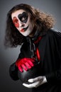 Clown with shackles Royalty Free Stock Photo