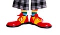 Clown shoes Royalty Free Stock Photo