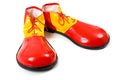 Clown Shoes on White Royalty Free Stock Photo