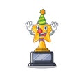 Clown star shaped cartoon the toy trophy