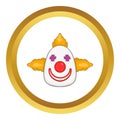 Clown vector icon Royalty Free Stock Photo