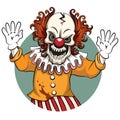 Clown vector illustration Royalty Free Stock Photo