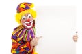 Clown with White Space Royalty Free Stock Photo