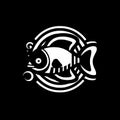 Clownfish - high quality vector logo - vector illustration ideal for t-shirt graphic Royalty Free Stock Photo