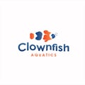 Clownfish logo design, fish logo design inspiration