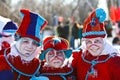 Clowns At Montreal Snow Festival