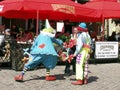 Clowns in the old town