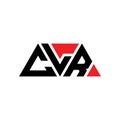 CLR triangle letter logo design with triangle shape. CLR triangle logo design monogram. CLR triangle vector logo template with red Royalty Free Stock Photo