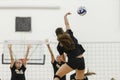 CLU Women's College Volleyball practice session