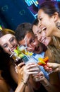 In the club Royalty Free Stock Photo