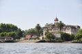 Club de Regatas La Marina as seen from the Lujan River in Tigre, Argentina Royalty Free Stock Photo