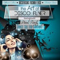 Club Disco Flyer Set with Music themed backgrounds Royalty Free Stock Photo