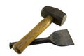 Club hammer and bolster Royalty Free Stock Photo