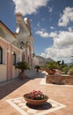 Club hotel Marina Beach near Orosei. Province of Nuoro. Sardinia. Italy Royalty Free Stock Photo