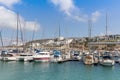 Club Mykonos, Langebaan, South Africa - 23 December 2018: Yachts, boats at Club Mykonos harbour, South Africa Royalty Free Stock Photo